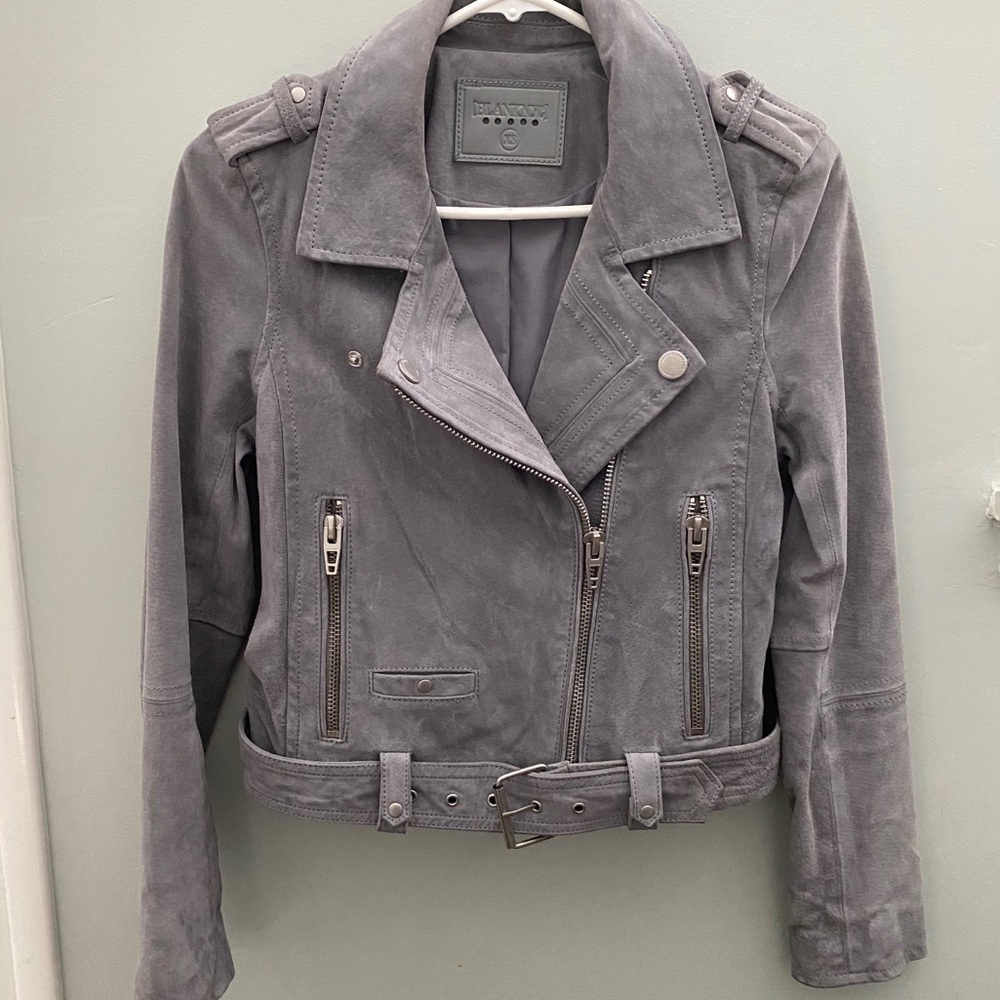 BLANKNYC Suede Moto Jacket Blank NYC